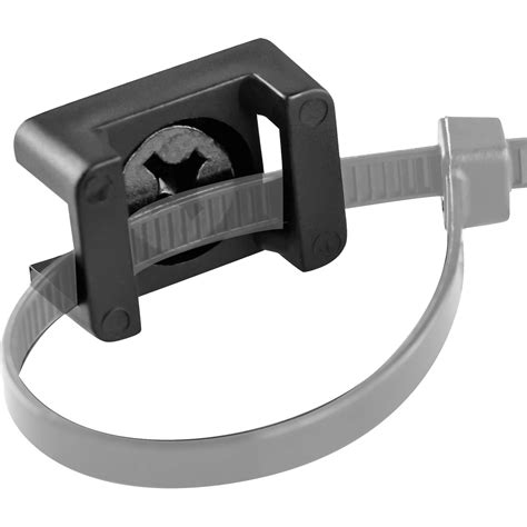 metal cable tie brackets|screw in cable tie mount.